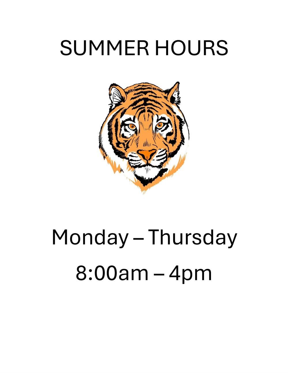  Summer Hours
